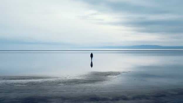 figure shoreline water photo