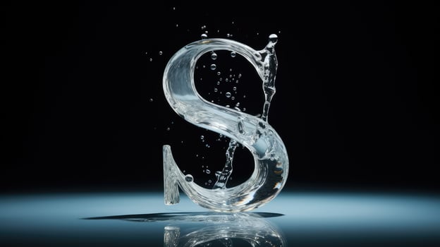 mesmerizing glass letter photo