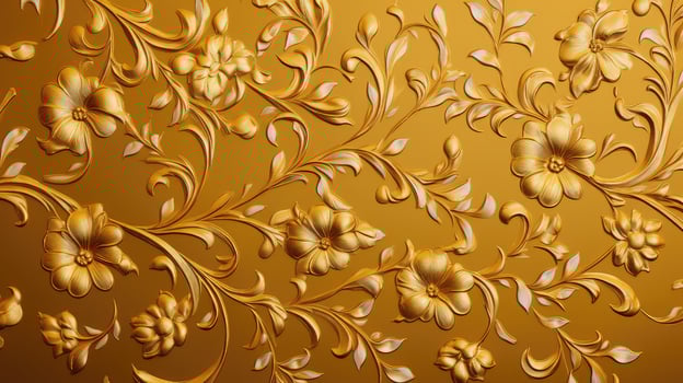 elegant black gold pattern photo