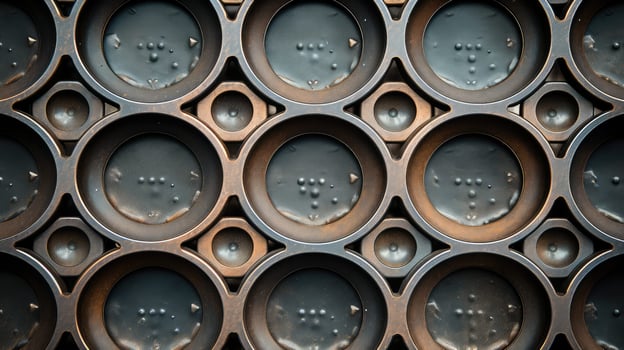 symmetrical circle texture photo