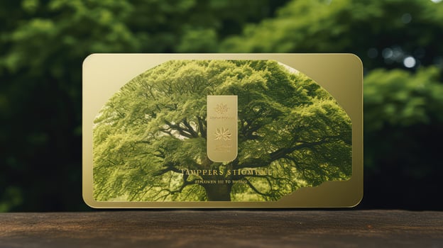 foliage tree business card photo
