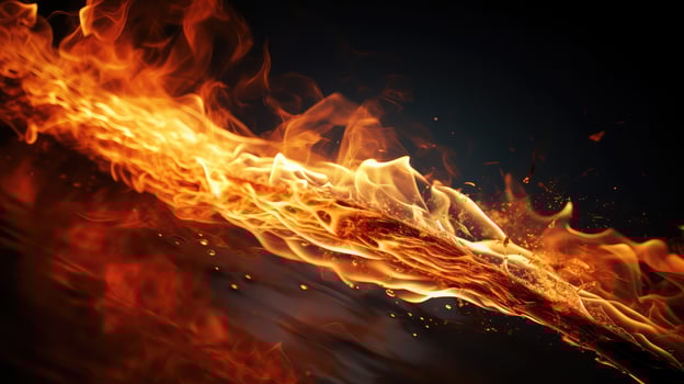 flame fire streak photo