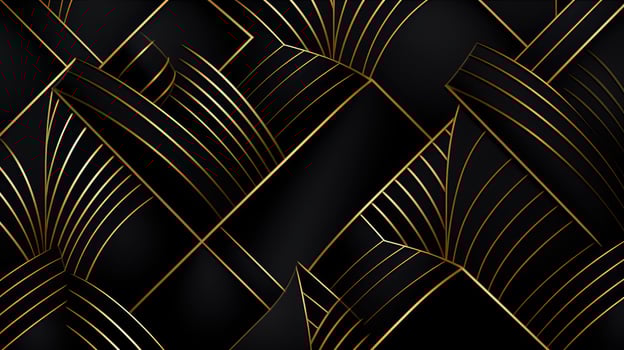 catching black and gold pattern background photo