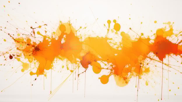 dynamic orange ink photo