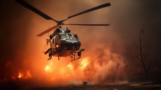 flames cracked ground fire photo