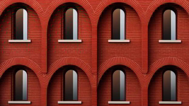 arched red brick backgrounds photo