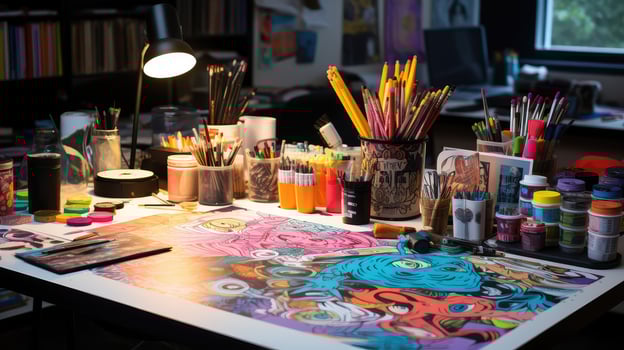 brainstorming graphic table photo