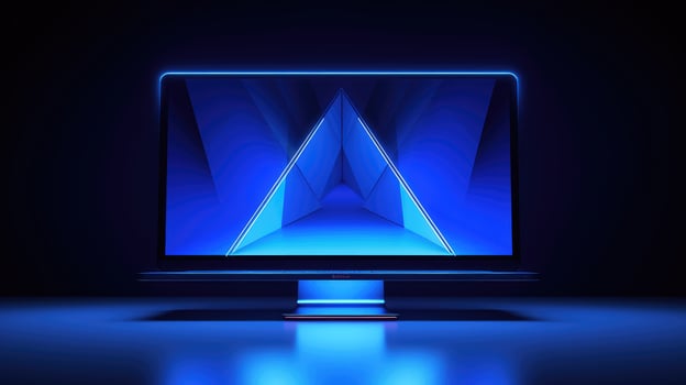 logo blue graphic photo