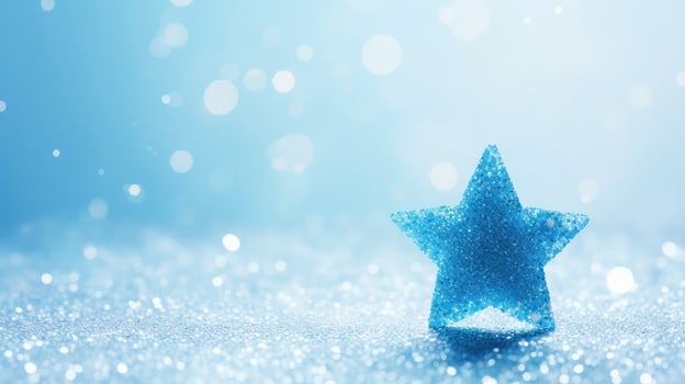sparkle blue glitter white background photo