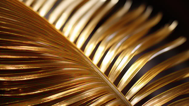 intricate gold palms photo