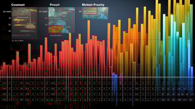 industry data bar graph photo