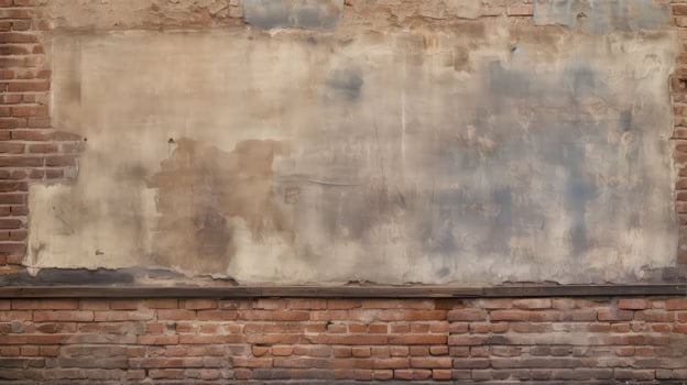 abandoned empty brick wall photo