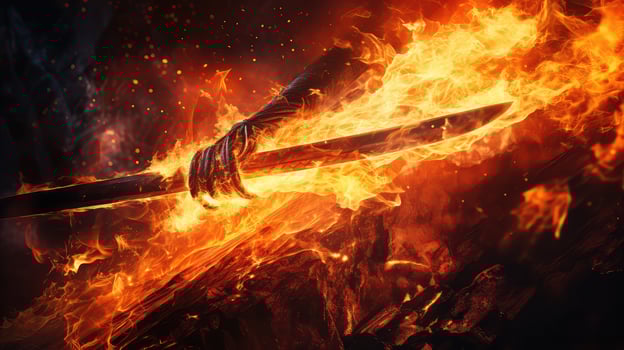 heat sword fire photo