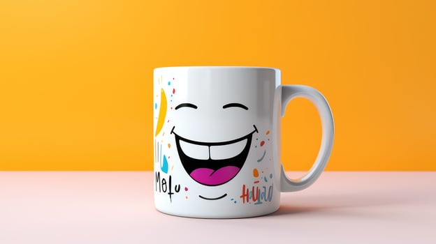 quirky coffee mug white photo