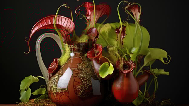 insect carnivorous plant photo