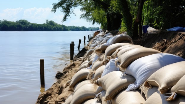 protection sand bags photo