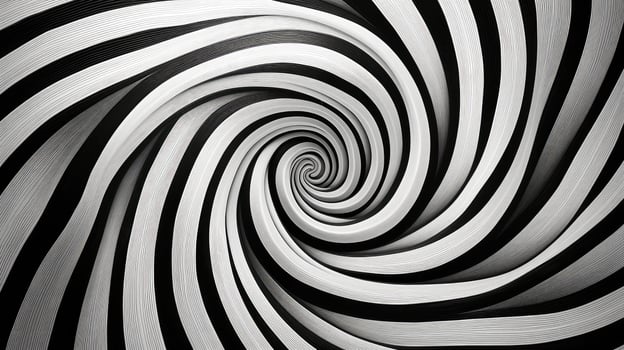 swirling black and white psychedelic photo