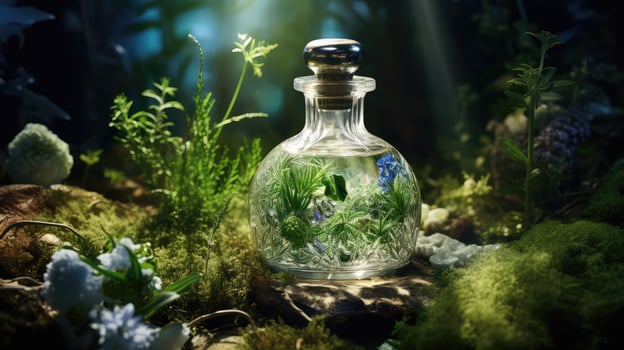 botanicals bottle of alcohol photo