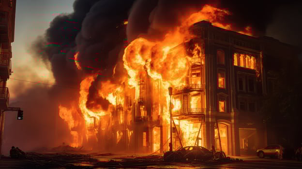 heat fire column photo