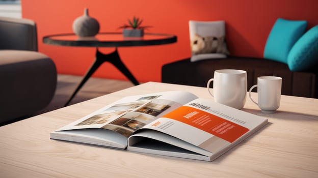 colors brochure on desk photo