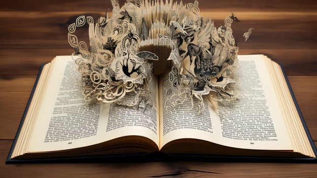 poets book page ends photo