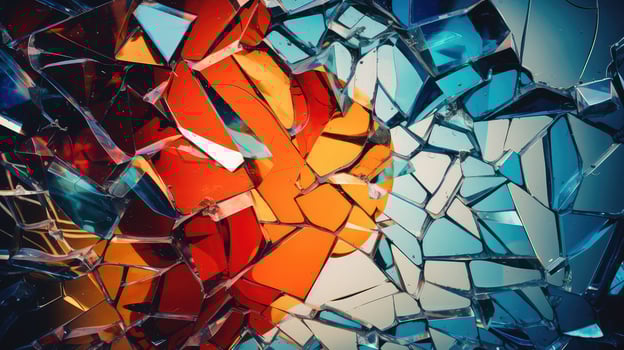 fragments glass shatter background photo