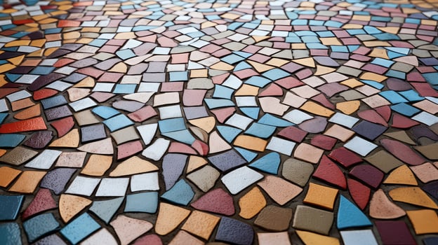 vibrant outdoor tile texture photo