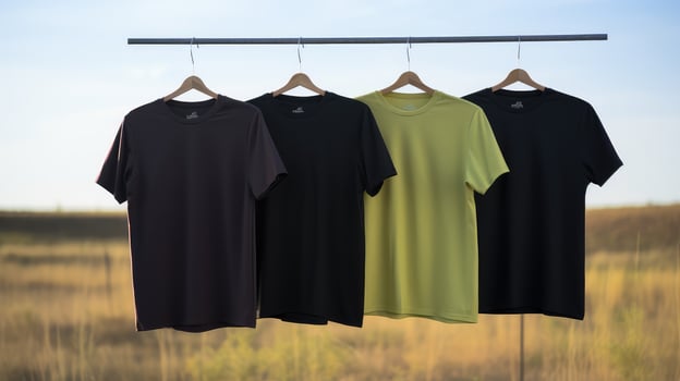 casual blank black tshirt photo