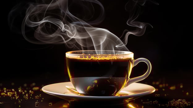 cozy coffee steam transparent photo