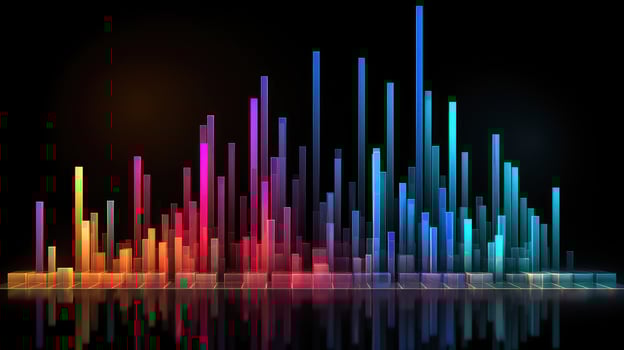 performance data bar chart photo