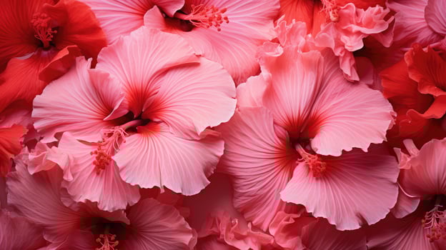 up red and pink flower background photo