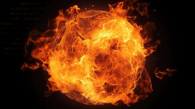 flames fireball fire photo