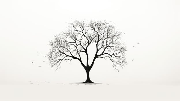 paper handdrawn tree photo