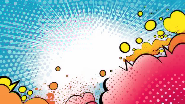s comic book dot pattern photo