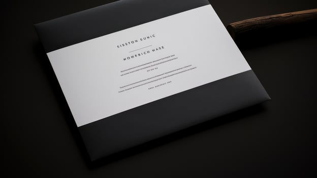 design wedding invitation black photo