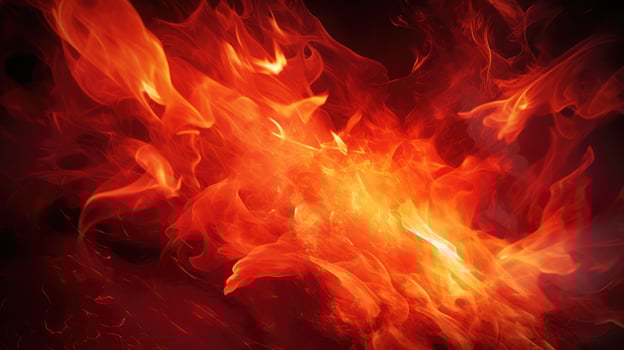 burning red flare photo