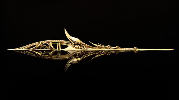 details gold arrow photo