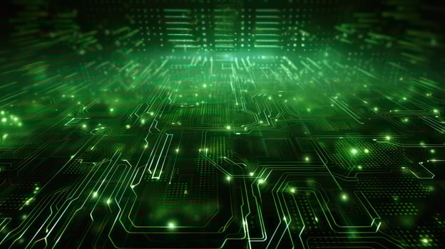 vibrant green cyber background photo