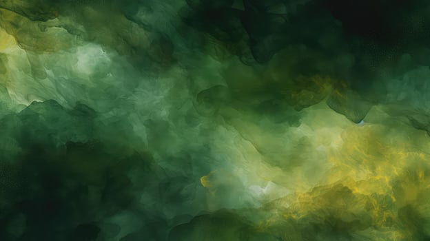 yellow dark green water color background photo