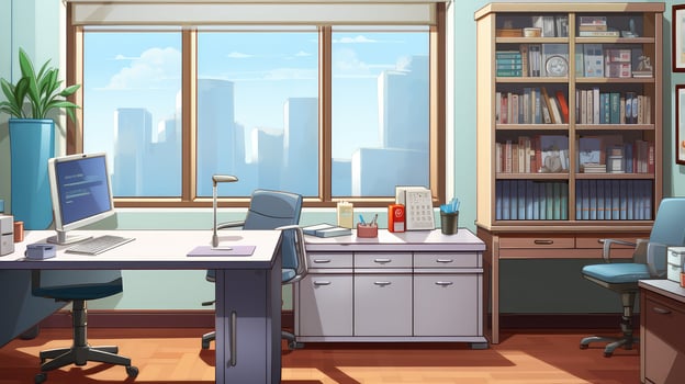 medical doctor office background photo