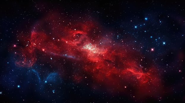 night red galaxy photo