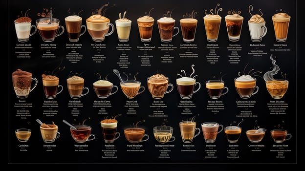 latte coffee chart photo
