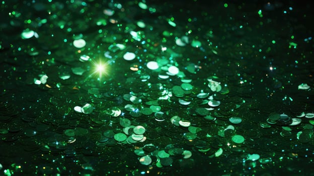 twinkle green sparkle background photo
