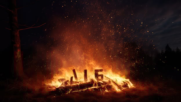 flames font fire photo