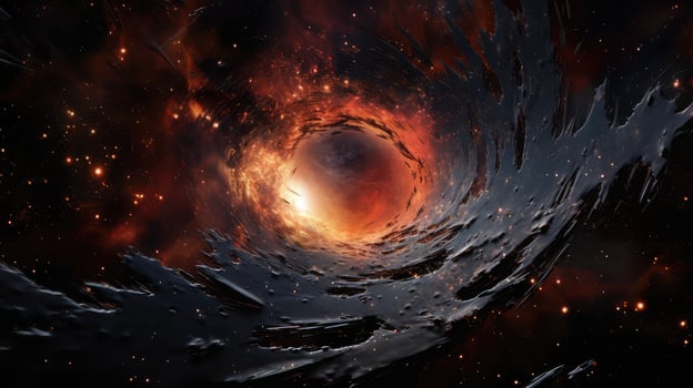 destruction black hole space photo