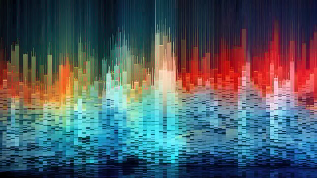 digital sound wave texture photo