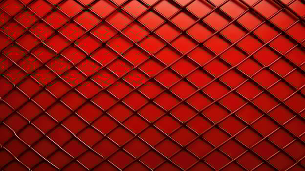 grid red metal background photo