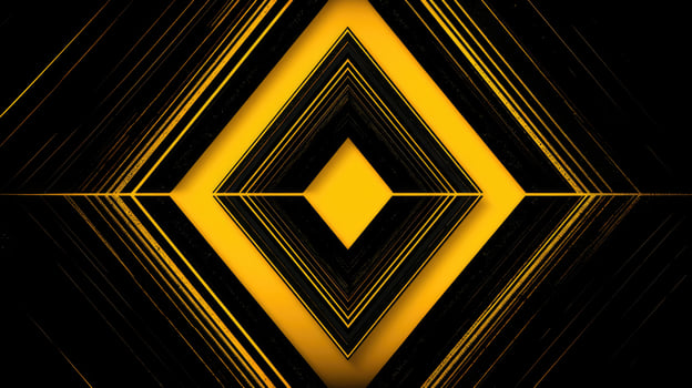 digital black and yellow border photo