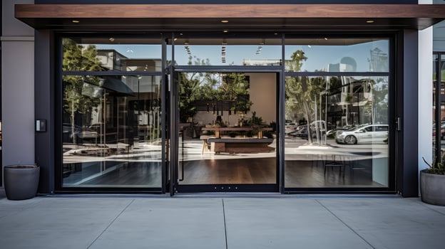 frame commercial doors photo