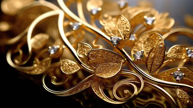 gemstones gold abstract photo